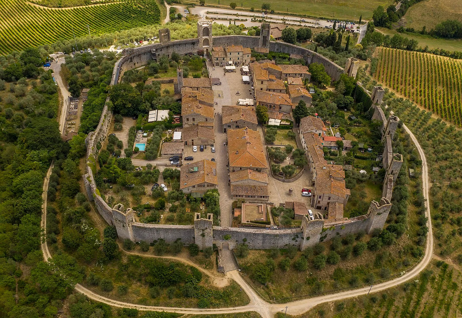 Vue de Monteriggioni